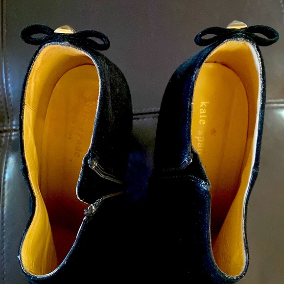 Kate Spade Netta Black Suede Booties - Picture 6 of 6